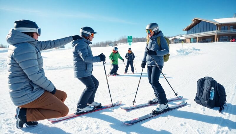 beginner skiing tips thesportshouse